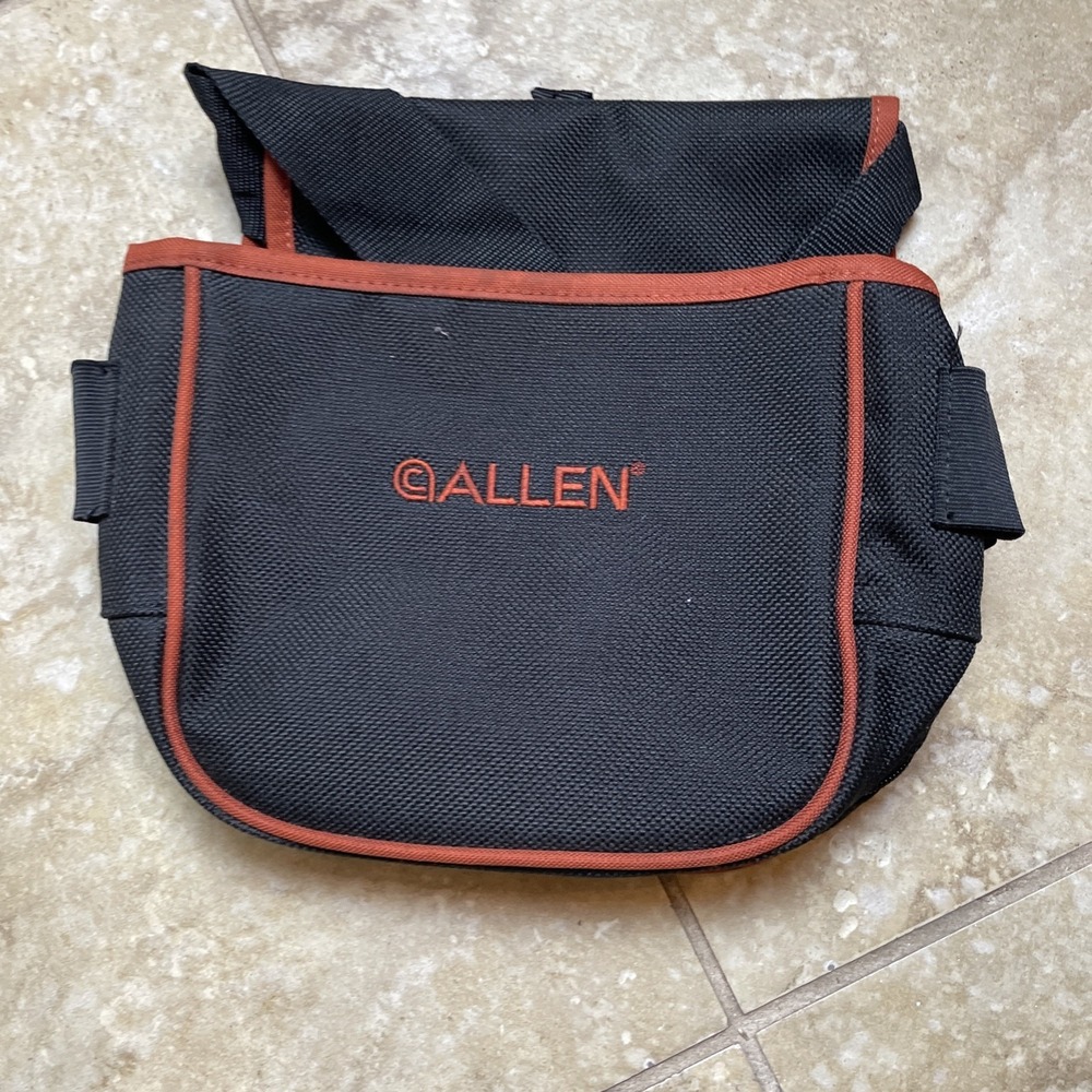 Allen Triple Pocket Black/Burnt Red Trim Pack Hunt, Fish, Hike, Trek, Size Small